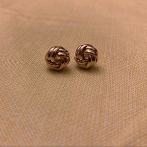 Gold Love Knot Earrings 💕
